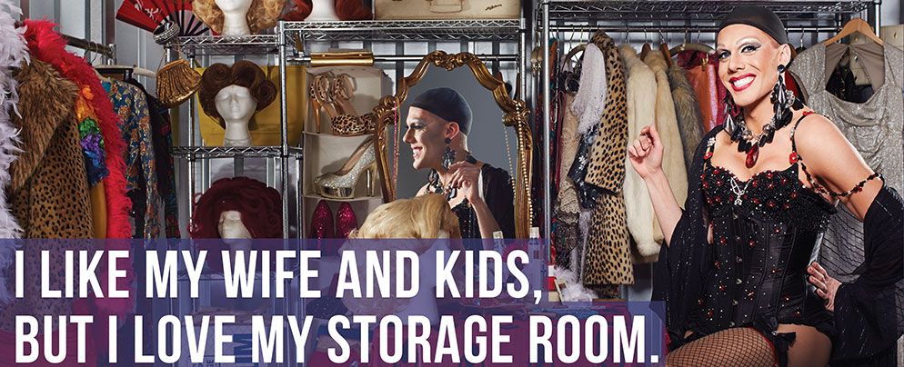 I like my wife and kids, but I love my storage room.
